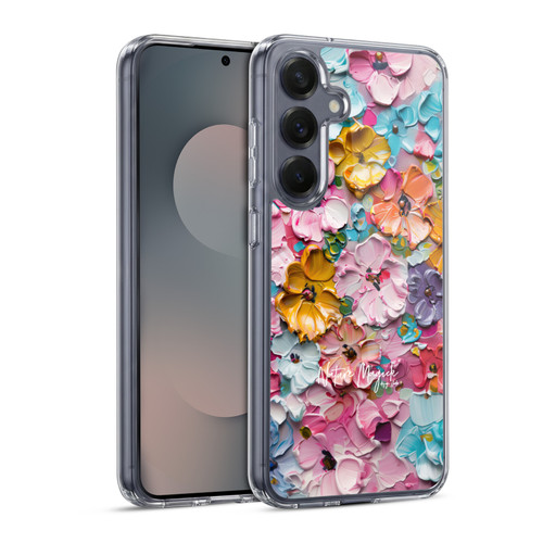 Nature Magick Paint Blobs Pretty Soft Gel Case for Samsung Galaxy S25 & MagSafe