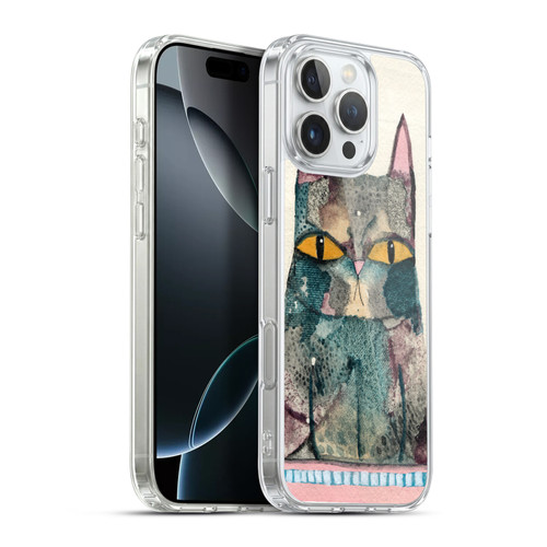 Wyanne Cat Kitty Painting Soft Gel Case for Apple iPhone 16 Pro Max & MagSafe