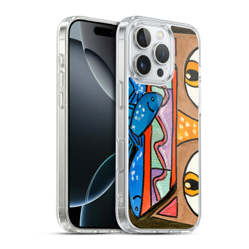 Wyanne Cat Kitty With Fish Bowl Hat Soft Gel Case for Apple iPhone 16 Pro & MagSafe