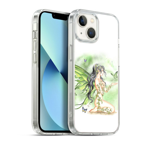 Nene Thomas Fairies Vines With Butterflies Soft Gel Case for Apple iPhone 13
