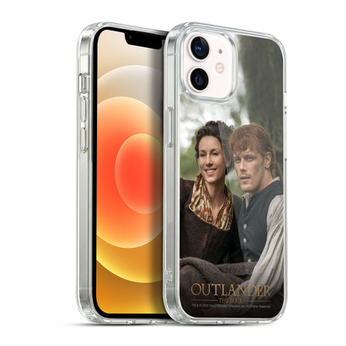 Outlander Season 4 Art Claire Jamie Fraser Soft Gel Case for Apple iPhone 12 / iPhone 12 Pro & MagSafe