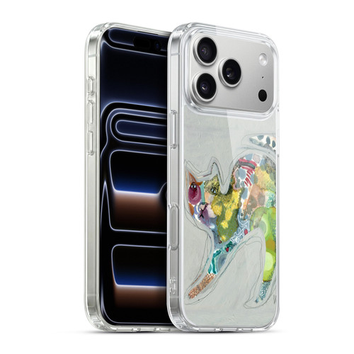 Wyanne Cat Abstract Kitty 2 Soft Gel Case for Apple iPhone 17 Pro Max