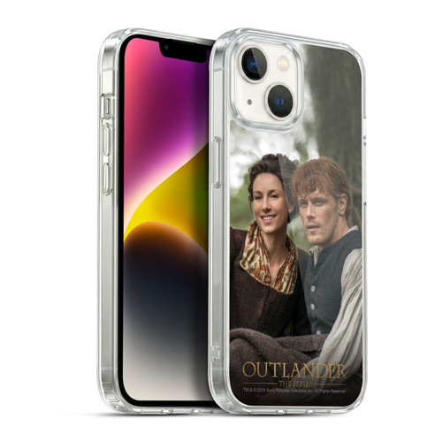 Outlander Season 4 Art Claire Jamie Fraser Soft Gel Case for Apple iPhone 14