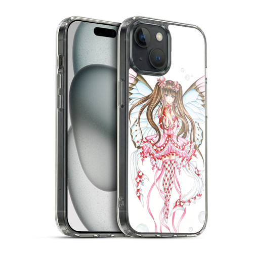 Nene Thomas Fairies Champagne Anime Pink Soft Gel Case for Apple iPhone 15 & MagSafe