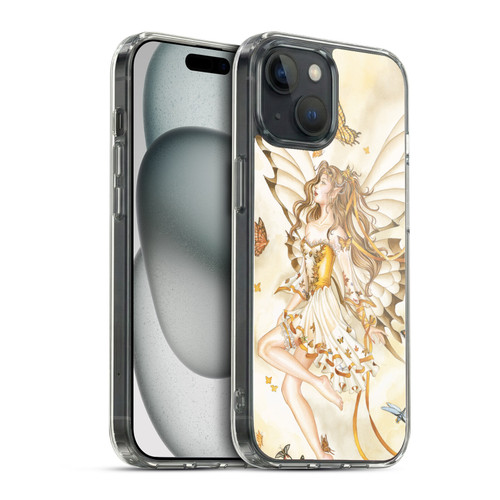 Nene Thomas Fairies Rhapsody In Gold Butterflies Soft Gel Case for Apple iPhone 15 & MagSafe