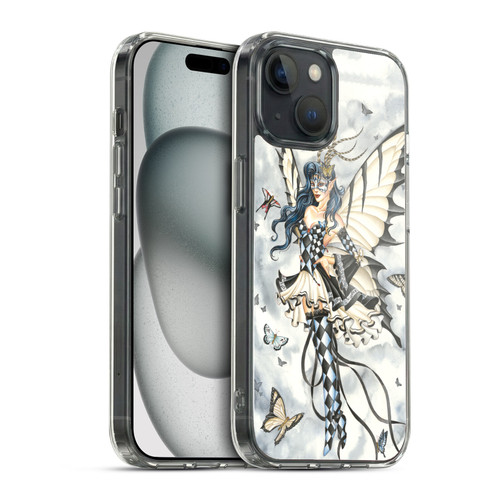 Nene Thomas Fairies Symphony In Black And White Soft Gel Case for Apple iPhone 15 & MagSafe