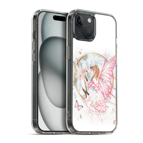 Nene Thomas Fairies The Gift Pink With Cat Soft Gel Case for Apple iPhone 15 Plus & MagSafe