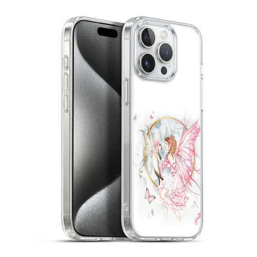 Nene Thomas Fairies The Gift Pink With Cat Soft Gel Case for Apple iPhone 15 Pro Max & MagSafe