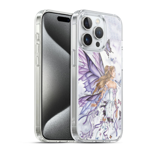 Nene Thomas Fairies Lavender Ballerina Butterflies Soft Gel Case for Apple iPhone 15 Pro & MagSafe