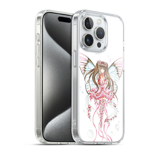 Nene Thomas Fairies Champagne Anime Pink Soft Gel Case for Apple iPhone 15 Pro & MagSafe