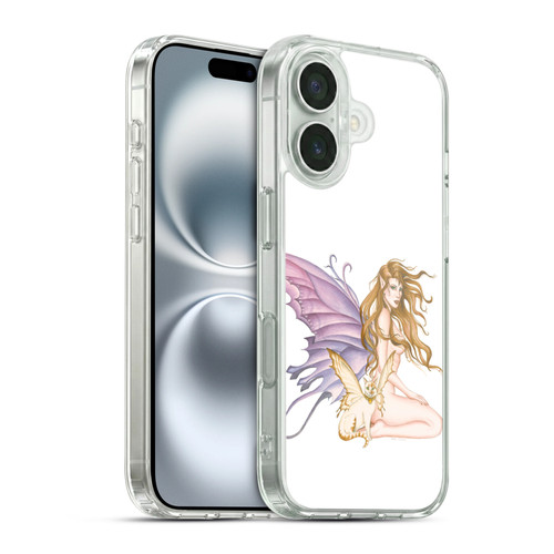 Nene Thomas Fairies Amber With Fairy Cat Soft Gel Case for Apple iPhone 16 & MagSafe
