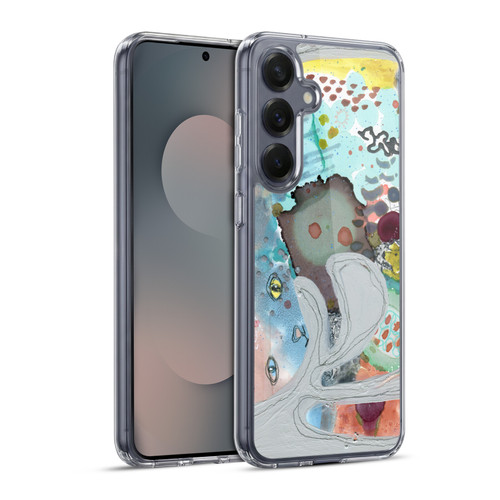 Wyanne Cat Abstract Kitty Soft Gel Case for Samsung Galaxy S25+ & MagSafe