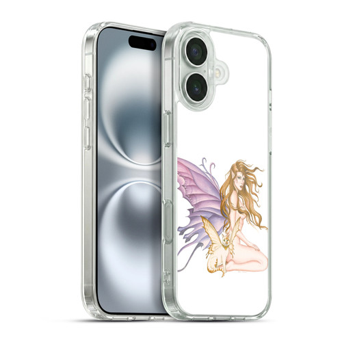 Nene Thomas Fairies Amber With Fairy Cat Soft Gel Case for Apple iPhone 16 Plus & MagSafe