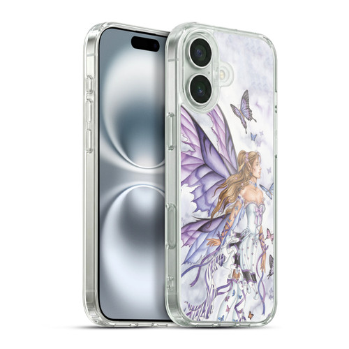 Nene Thomas Fairies Lavender Ballerina Butterflies Soft Gel Case for Apple iPhone 16 Plus & MagSafe
