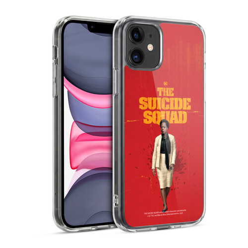 The Suicide Squad 2021 Character Poster Amanda Waller Soft Gel Case for Apple iPhone 11