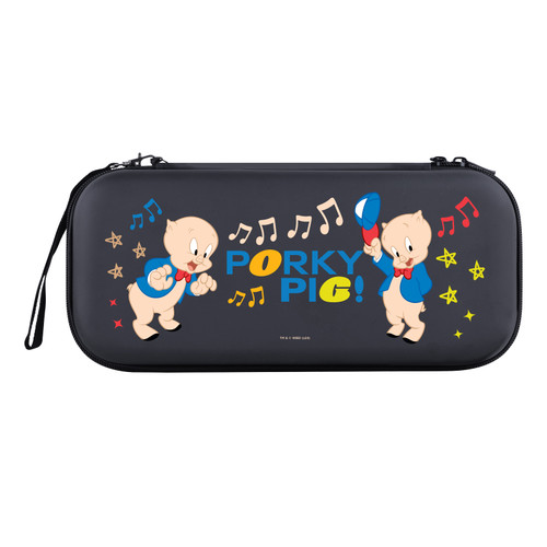 Looney Tunes Character Icons Porky Pig Hard Storage Travel Carry Case for Nintendo Switch 2