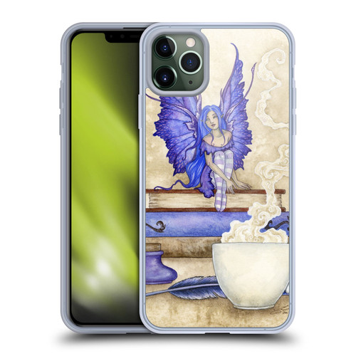 Amy Brown Lovely Fairies Blue Pixie Soft Gel Case for Apple iPhone 11 Pro Max & MagSafe