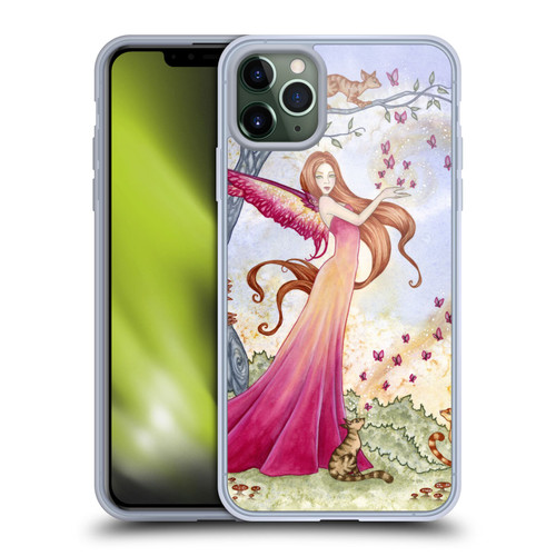 Amy Brown Lovely Fairies Butterfly Magic Soft Gel Case for Apple iPhone 11 Pro Max & MagSafe