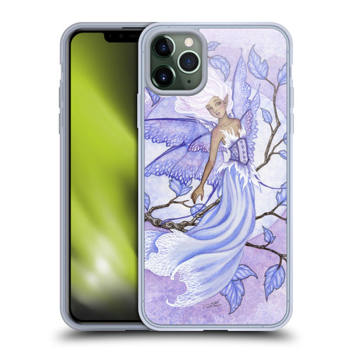 Amy Brown Lovely Fairies Dreaming In Lavender Soft Gel Case for Apple iPhone 11 Pro Max & MagSafe