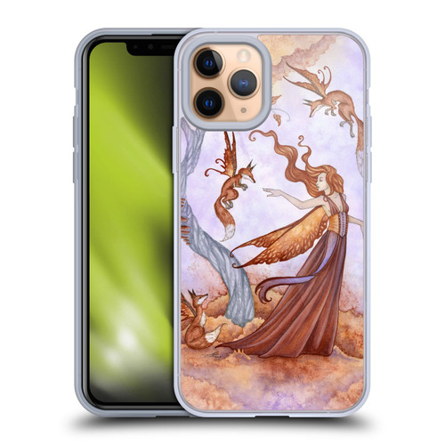 Amy Brown Lovely Fairies Autumn Companion Soft Gel Case for Apple iPhone 11 Pro & MagSafe