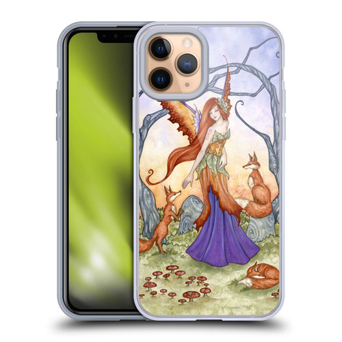 Amy Brown Lovely Fairies Foxy Fairy Soft Gel Case for Apple iPhone 11 Pro & MagSafe