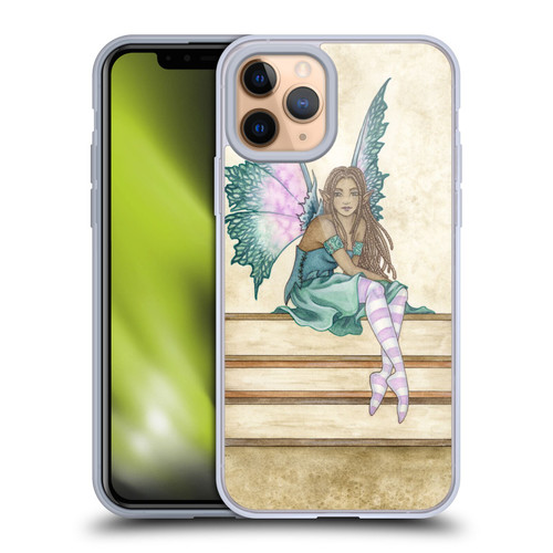 Amy Brown Lovely Fairies Green Pixie Soft Gel Case for Apple iPhone 11 Pro & MagSafe
