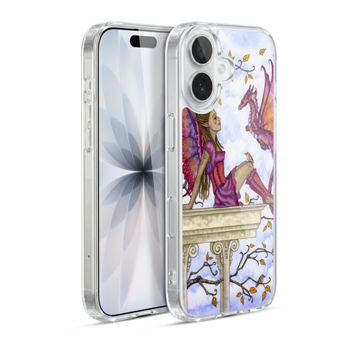 Amy Brown Lovely Fairies Purple Pixie Soft Gel Case for Apple iPhone 17