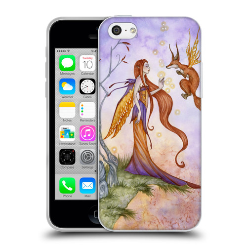Amy Brown Lovely Fairies Cliffside Talks Soft Gel Case for Apple iPhone 5c