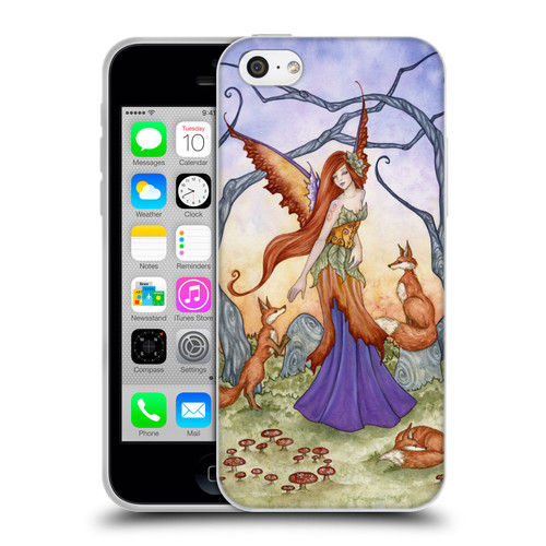 Amy Brown Lovely Fairies Foxy Fairy Soft Gel Case for Apple iPhone 5c