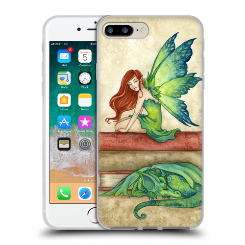 Amy Brown Lovely Fairies Bedtime Stories Soft Gel Case for Apple iPhone 7 Plus / 8 Plus & MagSafe
