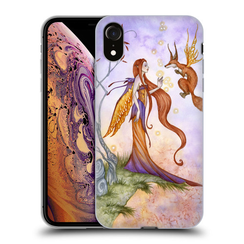 Amy Brown Lovely Fairies Cliffside Talks Soft Gel Case for Apple iPhone XR