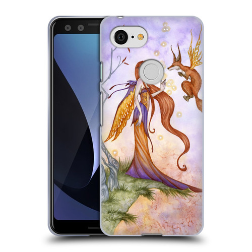 Amy Brown Lovely Fairies Cliffside Talks Soft Gel Case for Google Pixel 3
