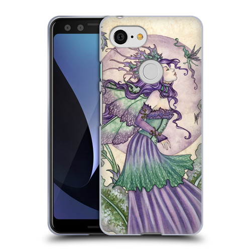 Amy Brown Lovely Fairies Pixie Gossip Soft Gel Case for Google Pixel 3