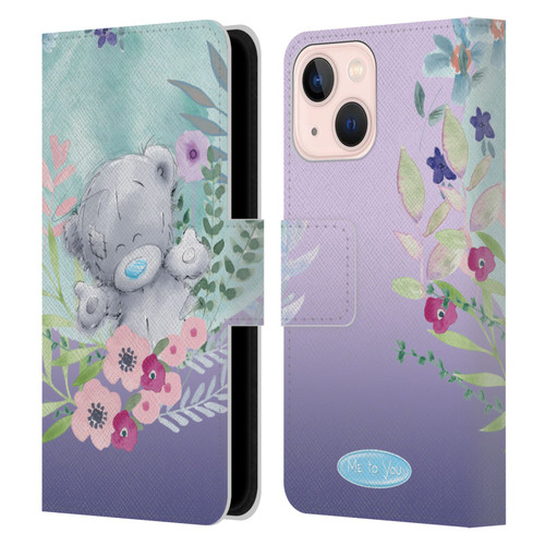 Me To You Soft Focus Happy Tatty Leather Book Wallet Case Cover For Apple iPhone 13 Mini