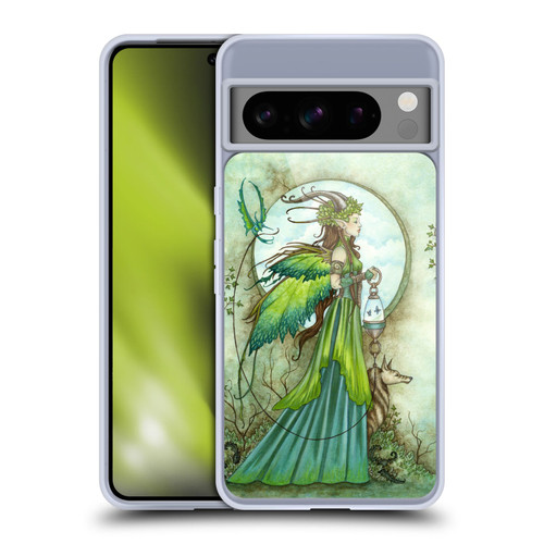 Amy Brown Lovely Fairies Green Winged Soft Gel Case for Google Pixel 8 Pro