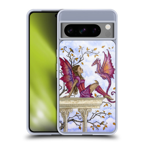 Amy Brown Lovely Fairies Purple Pixie Soft Gel Case for Google Pixel 8 Pro