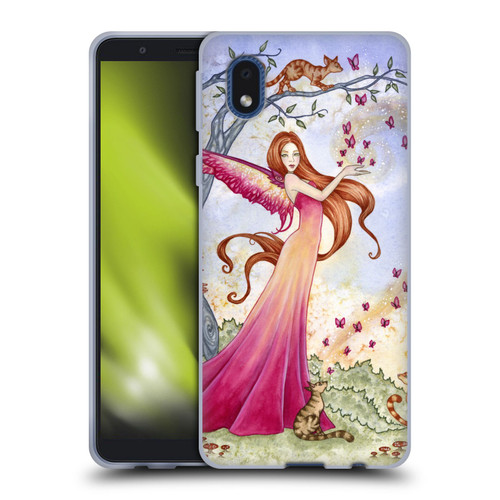 Amy Brown Lovely Fairies Butterfly Magic Soft Gel Case for Samsung Galaxy A01 Core (2020)