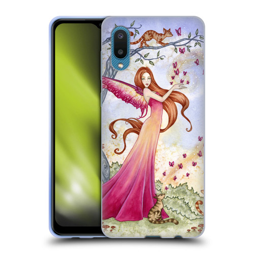 Amy Brown Lovely Fairies Butterfly Magic Soft Gel Case for Samsung Galaxy A02/M02 (2021)