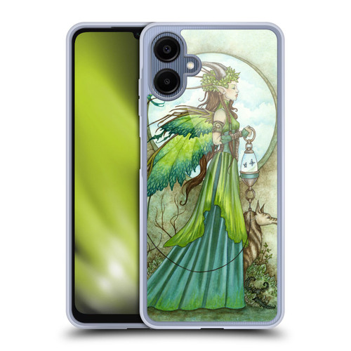 Amy Brown Lovely Fairies Green Winged Soft Gel Case for Samsung Galaxy A06 4G / 5G
