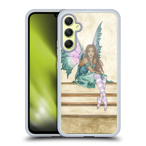 Amy Brown Lovely Fairies Green Pixie Soft Gel Case for Samsung Galaxy A34 5G