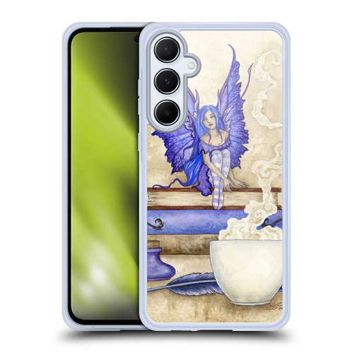 Amy Brown Lovely Fairies Blue Pixie Soft Gel Case for Samsung Galaxy A55 5G