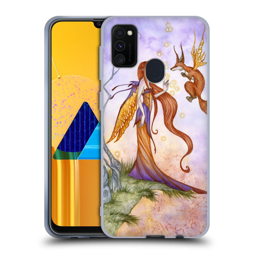Amy Brown Lovely Fairies Cliffside Talks Soft Gel Case for Samsung Galaxy M30s (2019)/M21 (2020)