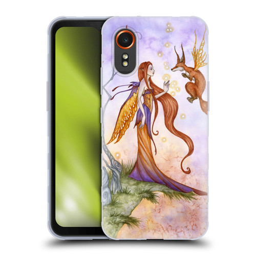 Amy Brown Lovely Fairies Cliffside Talks Soft Gel Case for Samsung Galaxy Xcover7 5G