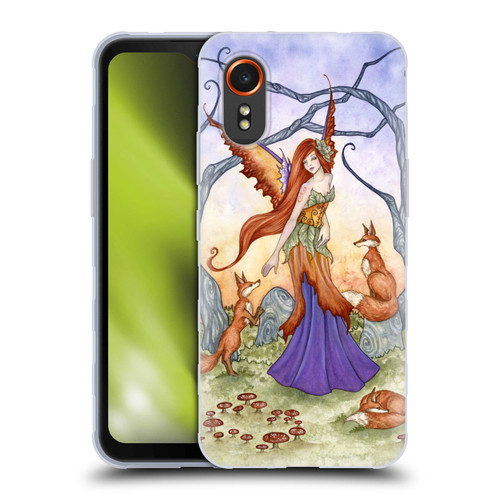 Amy Brown Lovely Fairies Foxy Fairy Soft Gel Case for Samsung Galaxy Xcover7 5G