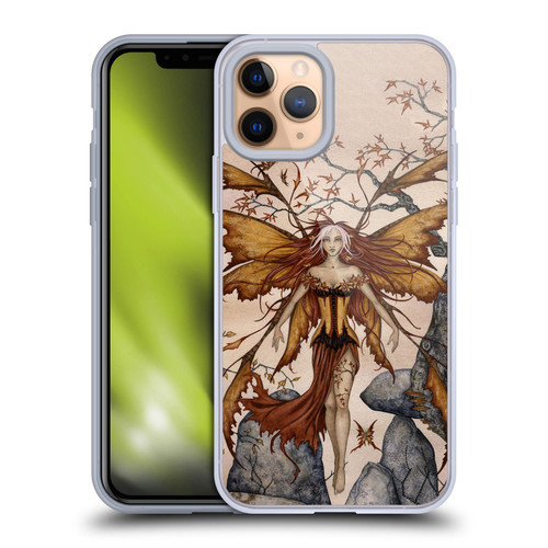 Amy Brown Pixies Autumn Soft Gel Case for Apple iPhone 11 Pro & MagSafe