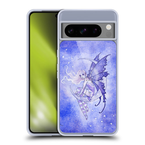Amy Brown Pixies Moon Fae Soft Gel Case for Google Pixel 8 Pro