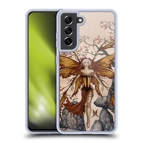 Amy Brown Pixies Autumn Soft Gel Case for Samsung Galaxy S21 FE 5G & MagSafe
