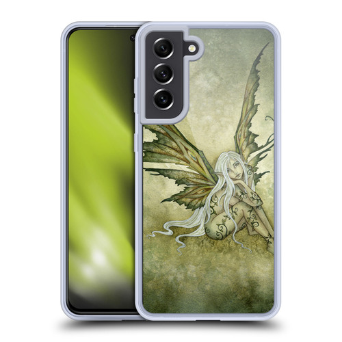 Amy Brown Pixies Greensprite Soft Gel Case for Samsung Galaxy S21 FE 5G & MagSafe