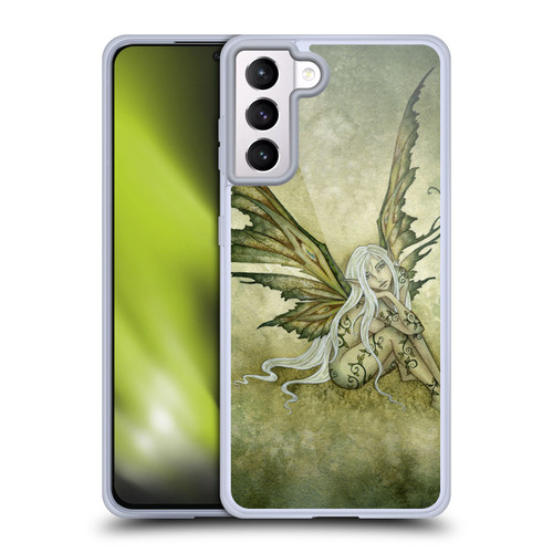 Amy Brown Pixies Greensprite Soft Gel Case for Samsung Galaxy S21+ 5G & MagSafe