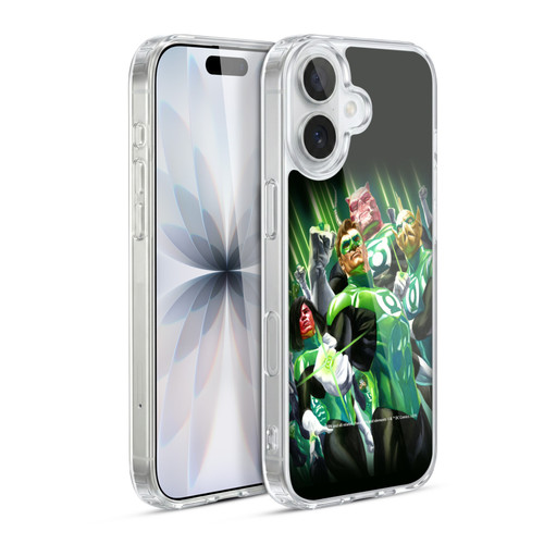 Green Lantern DC Comics Comic Book Covers Group Soft Gel Case for Apple iPhone 17